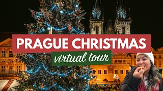 PRAGUE CHRISTMAS MARKET GUIDE  Christmas in Prague Virtual Tour Ft Old Town Square amp More [upl. by Annaerda]