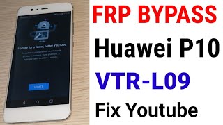 Remove Google Account Huawei P10 VTRL09 Without pc [upl. by Essirehc]