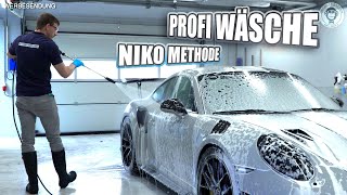 Auto waschen wie ein Profi  Niko Methode  AUTOLACKAFFEN [upl. by Salocin109]