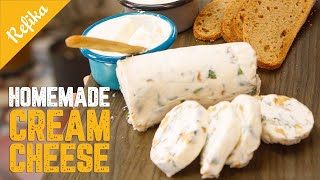 How to Make Your Own Cream Cheese at Home 🧀 3 Different Cheese Recipes in Just 5 Minutes [upl. by Myers]