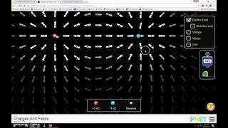 PhET  Charges and Fields [upl. by Assyram722]