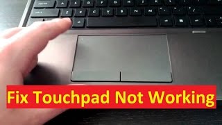 Laptop Touchpad Not Working Problem Fix  Howtosolveit [upl. by Siloa]