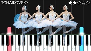 Tchaikovsky  Dance of the Little Swans  EASY Piano Tutorial [upl. by Eneleahs793]