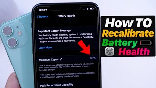 How to Use Apple’s Battery Health Recalibrating Tool For iPhone  Everything You Need To Know [upl. by Menken737]