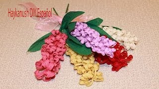 Como Hacer Flores de Papel Crepe Paso a Paso Crepe Flores [upl. by Egiaf]