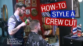 How To Style a Classic Crew Cut [upl. by Ahsema]