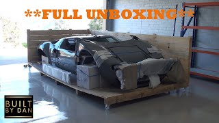 GT40 Kit Car Build  Ep 06  GT40 Delivery Day Unboxing [upl. by Kelby]