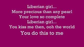 Michael Jackson  Liberian Girl  Lyrics [upl. by Etnahs]