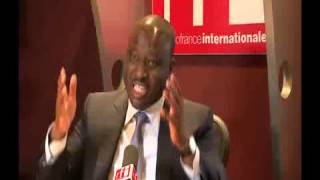 ITV de GUILLAUME SORO par ALAIN FOKA pour RFI [upl. by Suirtimid]