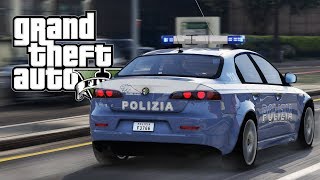 GTA 5 LSPDFR 51  POLIZIA ITALIANA Risse da bar AK47 [upl. by Yrelbmik986]