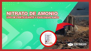 Nitrato de Amonio Uso de fertilizante y Uso explosivo ANFO [upl. by Libenson771]