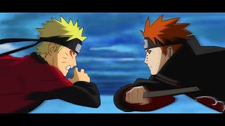 Naruto Vs Pain AMV Skillet HeroMonster HD [upl. by Ijies]