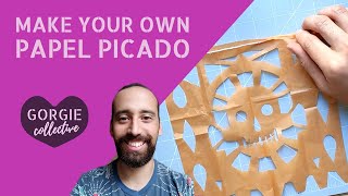 How to Make Papel Picado  Easy Craft Tutorial [upl. by Loggins284]