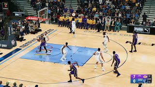 NBA 2K22  Los Angeles Lakers vs Memphis Grizzlies  Gameplay PS5 UHD 4K60FPS [upl. by Snook354]