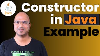 43 Java Tutorial  Constructor Example [upl. by Claudelle]