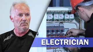 Job Talks  Electrician  Tom Explains the 3 Types of Electrician Licenses [upl. by Aynotal]