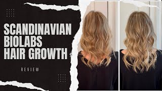 Scandinavian Biolabs Hair Growth Routine Review [upl. by Oiramad937]