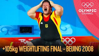 Matthias Steiner wins an incredible 105kg Weightlifting final  Beijing 2008 Replays [upl. by Bentley]