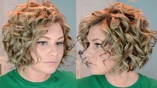 Short Curly Hair Tutorial [upl. by Isa]