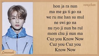 NCT U  Know Now Easy Lyrics [upl. by Ardnahs]