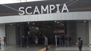 Scampia ecco la nuova stazione della metropolitana [upl. by Nashbar]