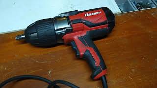 Review of bauer corded 12 impact wrench from harbor freight [upl. by Tanney]