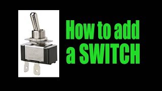 How To Add A Toggle Switch [upl. by Yadrahc]