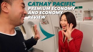 My Cathay Pacific Premium Economy and Economy Flights [upl. by Tap]