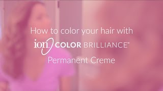 ion™ Color Brilliance™ Permanent Hair Color [upl. by Atteselrahc]