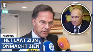 Rutte over Poetin Dat heeft catastrofale gevolgen [upl. by Aihsela]