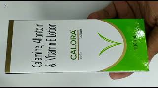 Calora Lotion  Calamine Allantoin amp Vitamin E Lotion  Calora Lotion Uses Side effects Review Hindi [upl. by Lynnett516]