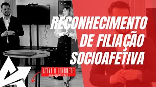 DIREITO DE FAMÍLIA Reconhecimento de filiação socioafetiva [upl. by Yro]