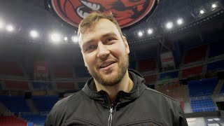 Interview Donatas Motiejunas Baskonia [upl. by Airotna]