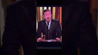 Ricky Gervais Golden Globes Speech UNCENSORED [upl. by Romina980]