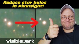 Reducing star halos in PixInsight Hubble Palette [upl. by Abixah]