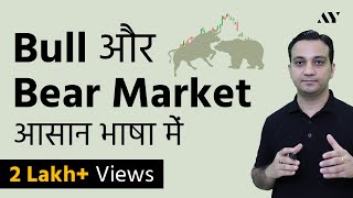 Bull Market amp Bear Market  Explained in Hindi [upl. by Eisen]