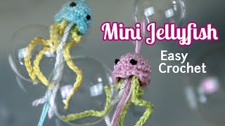 Mini Jellyfish  Yarn Scrap Crochet [upl. by Serrano]