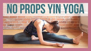 1 Hour Yin Yoga Class Without Props  Full Body Yin Yoga Class [upl. by Weinman]