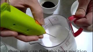 How To Make Latte Art with Mini Milk Frother [upl. by Glanti]