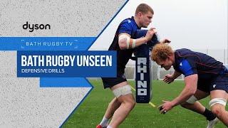 BATH RUGBY UNSEEN  Defensive drills [upl. by Heck]