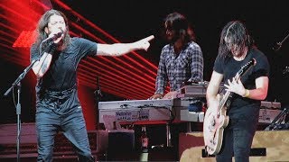 FOO FIGHTERS — Fan on stage Brisbane  Joey McClennan plays Monkey Wrench [upl. by Nama82]