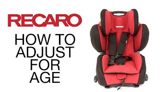 RECARO Young Sport HERO How to install the child seat correctly [upl. by Thgiwed]