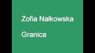 Granica  Zofia Nałkowska streszczenie [upl. by Gnourt]