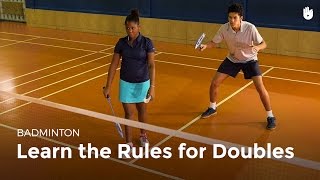 Doubles Rules  Badminton [upl. by Peednas861]