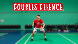 How To Defend In Doubles  The Fundamentals Of Badminton Defence [upl. by Icyak]