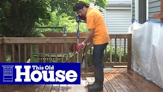 How to Restore a Deck  This Old House [upl. by Ayaj]