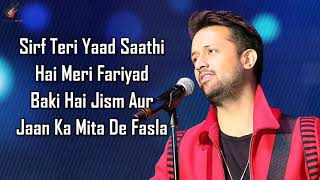 Baarishein LYRICS  Arko Ft Atif Aslam [upl. by Uriah584]