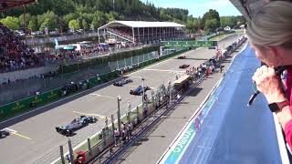 Formation Lap  2022 F1 Belgian GP [upl. by Ayat448]