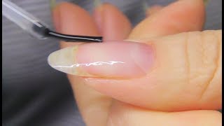 JAK UTWARDZIĆ ŻELEM NATURALNE PAZNOKCIE  NATURAL NAIL OVERLAY WITH GEL [upl. by Labaw58]