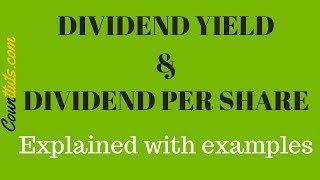 What is Dividend Yield  Explained With Examples [upl. by Aihsetel]